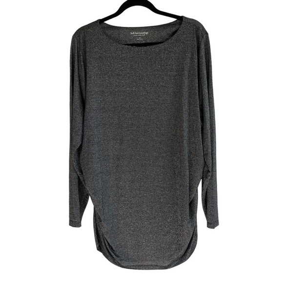 Soft Surroundings Metallic Ruched Blouse, Size 3X - Picture 1 of 5